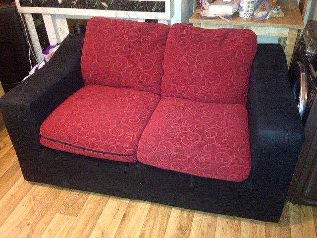2 seater sofa / couch - hardly any wear and tear. Very comfy! €40
