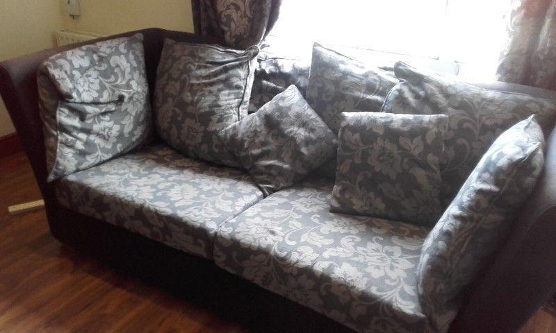 Beautiful 2 two seater Italian high back sofas for sale