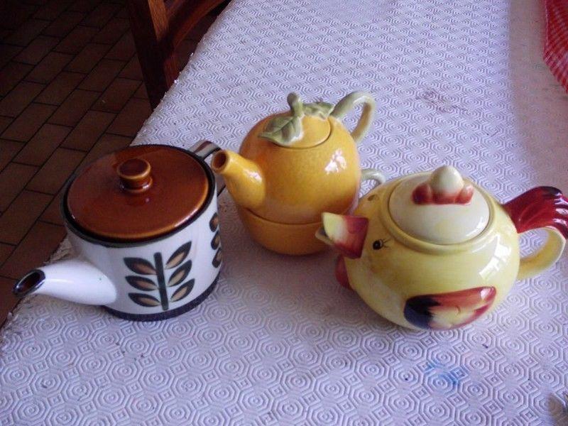 Tea pots original from Belgium