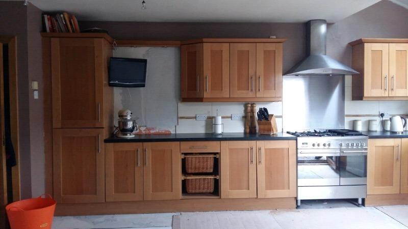 Full kitchen including cooker and oven
