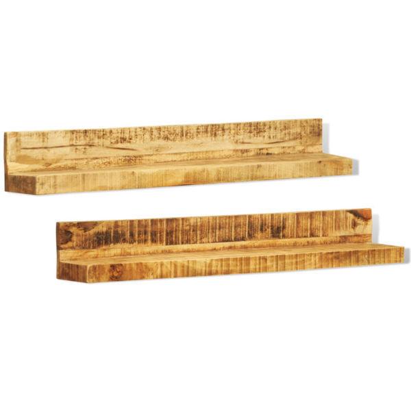 Shelving : 2X Solid Wood Wall Mounted Display Shelf(SKU241088)
