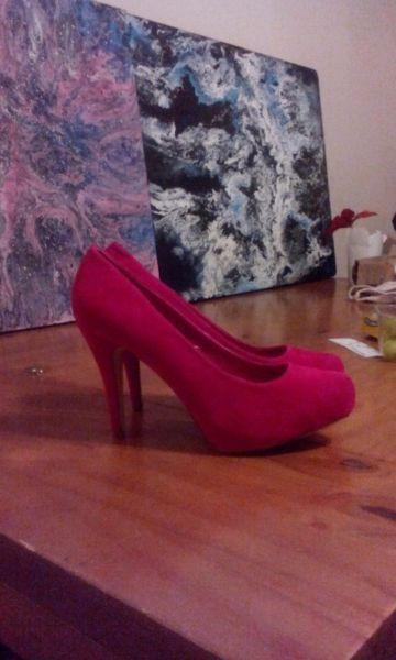 Pink Heels Size 6