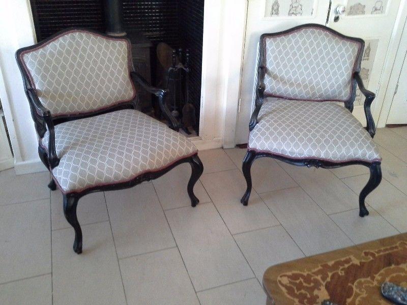 Louis Style Chairs (Pair)