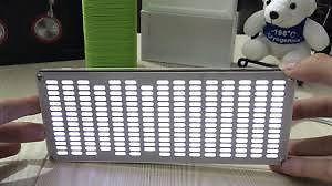 Geekcreit DIY big size touch control 225 segment LED signal digital equaliser music spectrum sound
