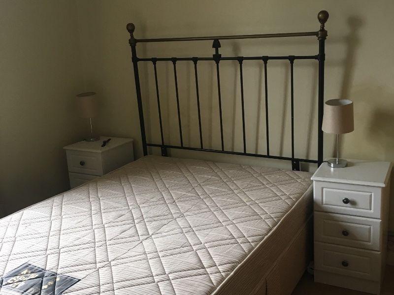 Complete bedroom set with double bed