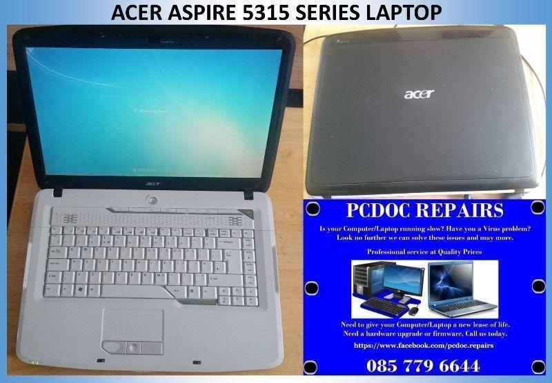 Acer Aspire 5315 series laptop Windows 7 New Battery
