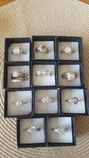 Sterling Silver Rings New