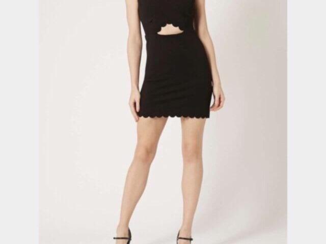 Topshop black dress size 12