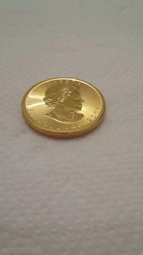 24 KARAT SOLID GOLD 50 DOLLAR CANADIAN COIN