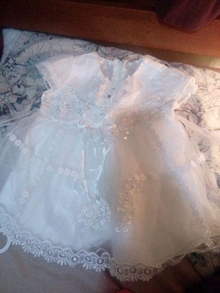 Baby girl beautiful white party dress