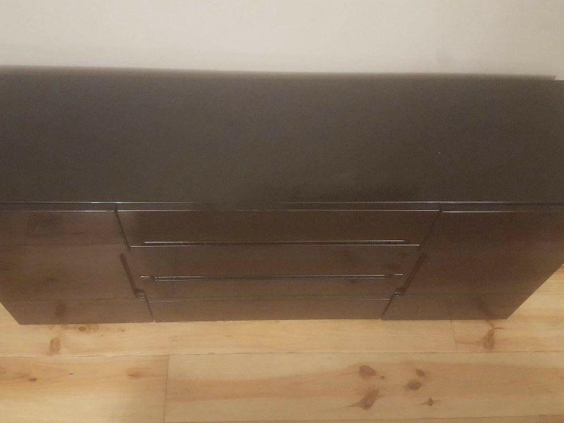 Black Cupboard In New Condition