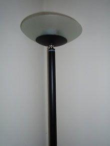 Black Floor Lamp with strong light and dimmer