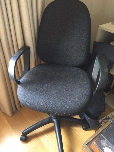 office chair charcoal good condition free to take away