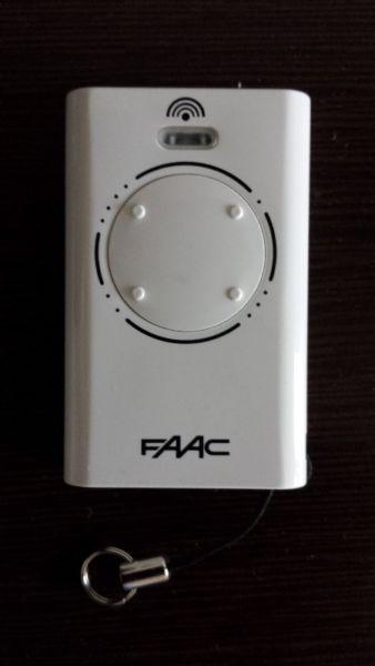 FAAC gate remote control