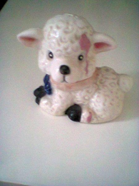 Ceramic Sheep Ornament