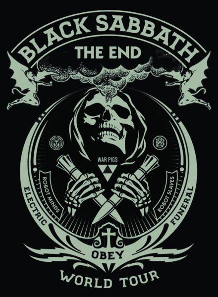 Black Sabbath - The End World Tour - Rare Mini Print/Poster