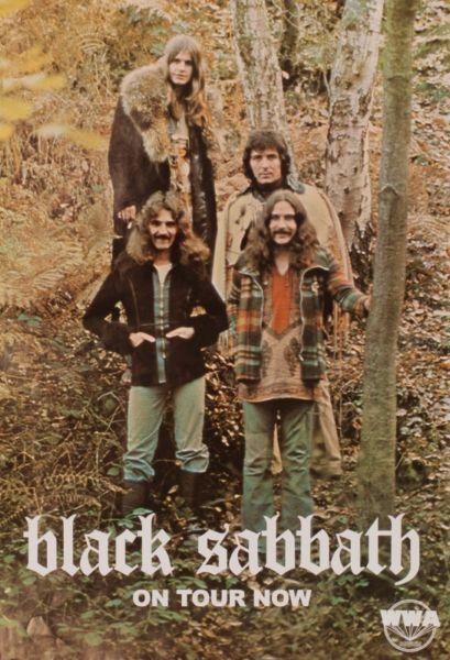 Black Sabbath - Vintage - Rare Mini Print/Promo Poster