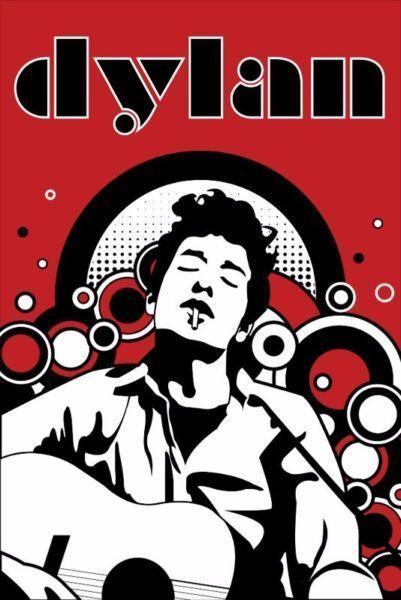 Bob Dylan - - Rare Mini Print/Poster A