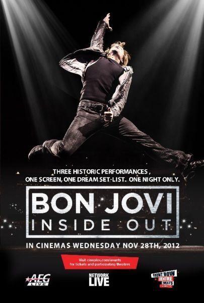 Bon Jovi - Inside Out - Rare Mini Print/Poster