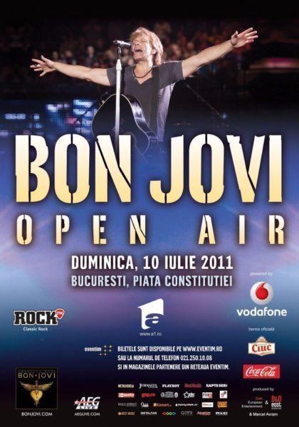 Bon Jovi - Open Air - Rare Mini Print/Poster