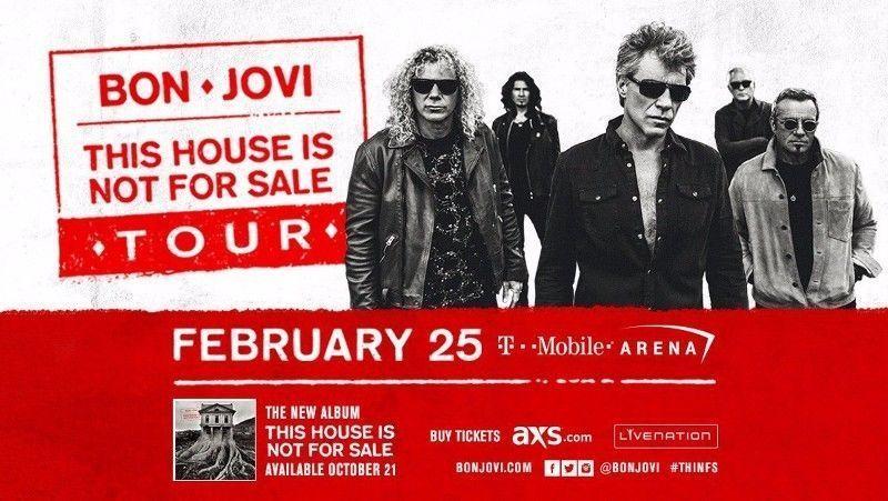 Bon Jovi - This House is not for Sale Tour - Rare Mini Print/Poster