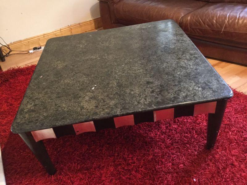 2 MARBLE COFFE TABLES NEED A HOME