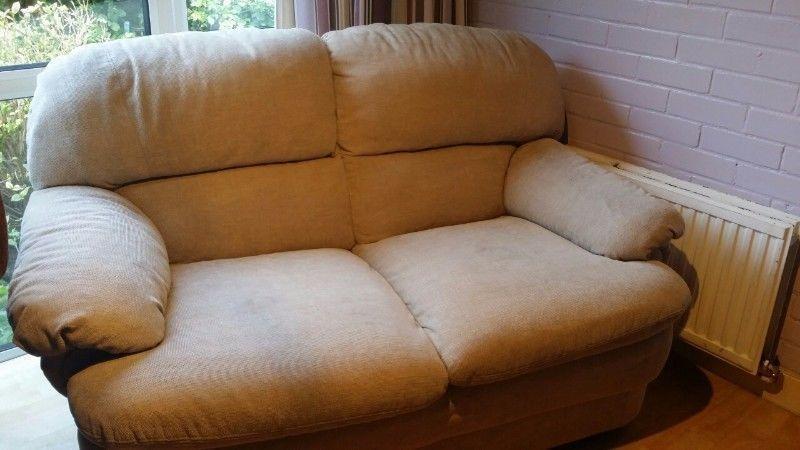 Cream fabric sofa for sale