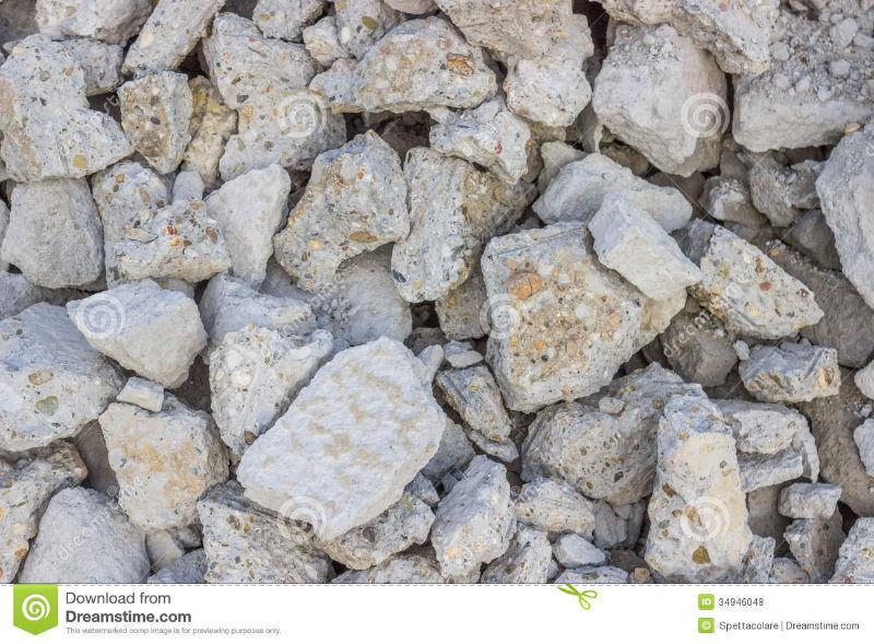 Rubble, concrete, stone, suitable for farmyards fields, roadways Free