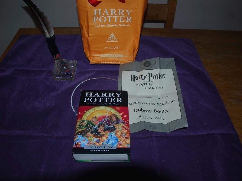 Signed Harry Potter and the Deathly Hallows 1st edition