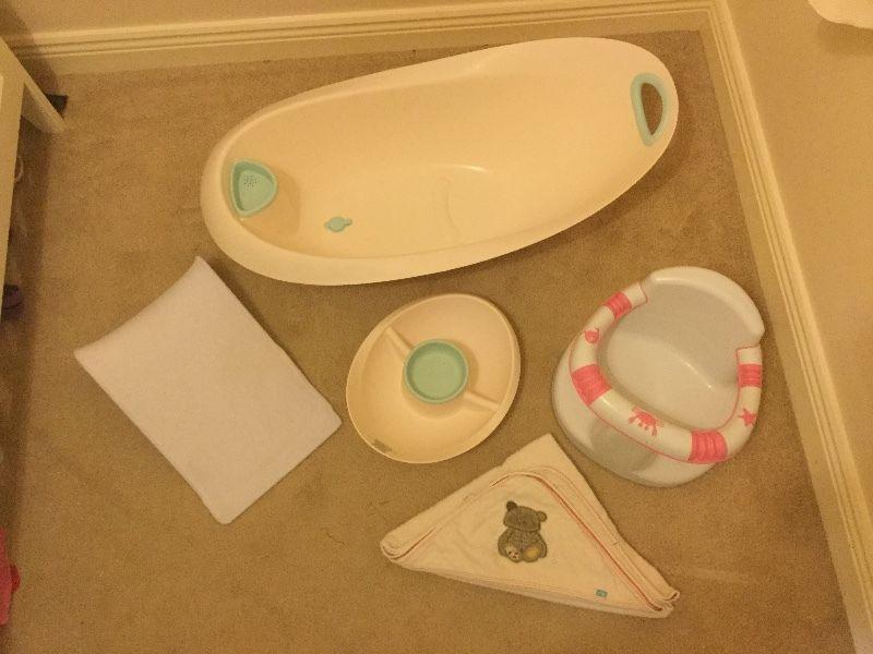Baby bath and accessories