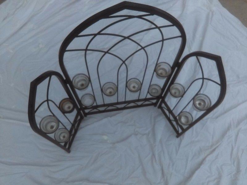 Decorative Fire Guard with candle holders