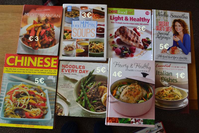 Cooking books Very little used Bargain 20euros for all
