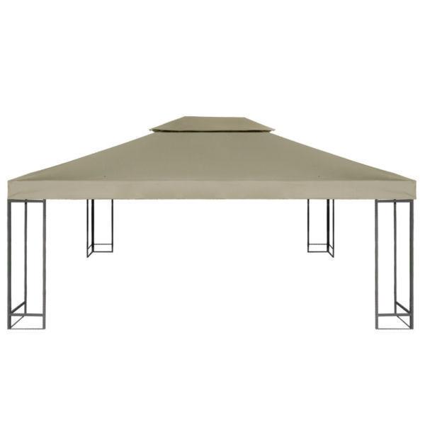 Canopy & Gazebo Tops: Water-proof Gazebo Cover Canopy 270 g / m² Beige 3 x 4 m(SKU40881)