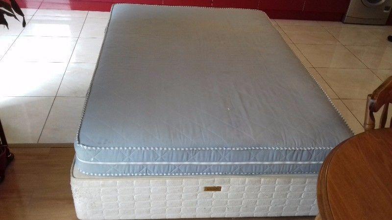 Two bed bases with mattress for sale