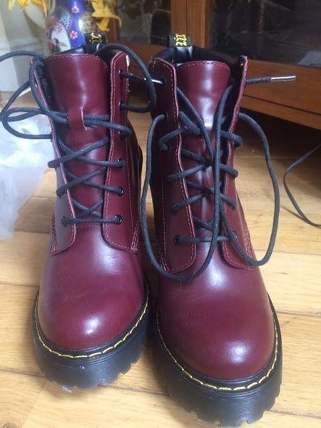 Dr Martens Boots used one time. Great condition