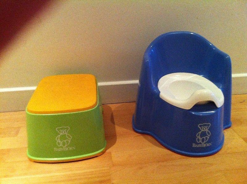 Babybjörn Potty Chair and Step for sale