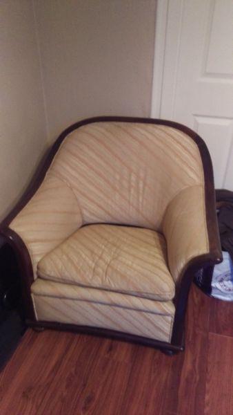3 seater couch and armchair. €100