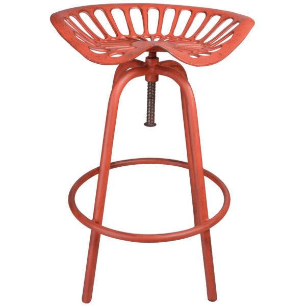 Outdoor Chairs:Esschert Design Tractor Seat Chair MF Red IH024(SKU406520)