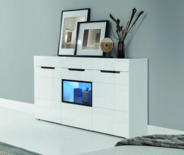 Pedro - White Gloss Wall Unit!!cash On Delivery !free Delivery !
