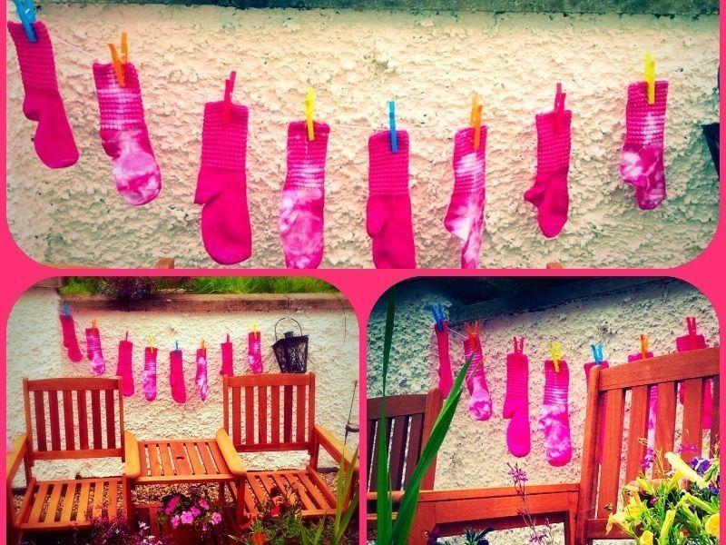 Irish dancing Poodle Socks- colours/tie dye