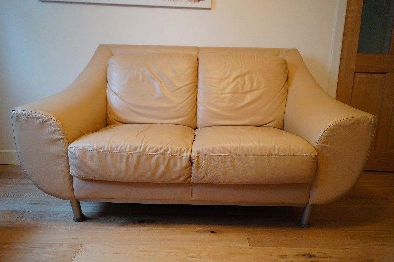2 & 3 Seater Fine Leather Couches (Nicoletti) - Hand made in Italy