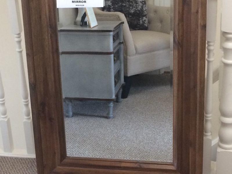 New solid wood mirror
