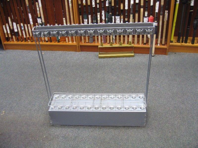 Metal Rod Stand for Fishing Tackle Shop