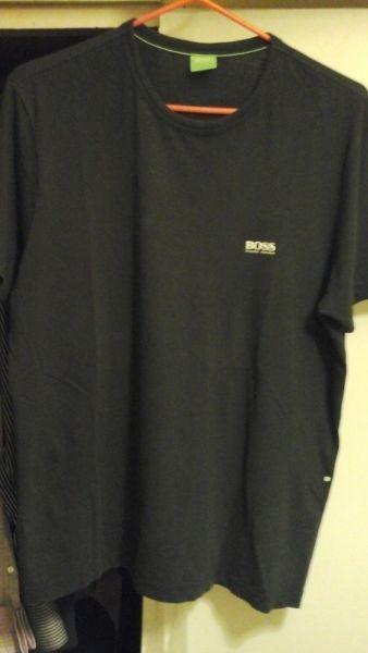 Hugo Boss T Shirt Navy Green Quality Assurance