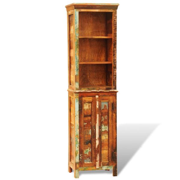 Bookcases & Standing Shelves:Vintage Style Reclaimed Solid Wood Bookshelf(SKU241433)