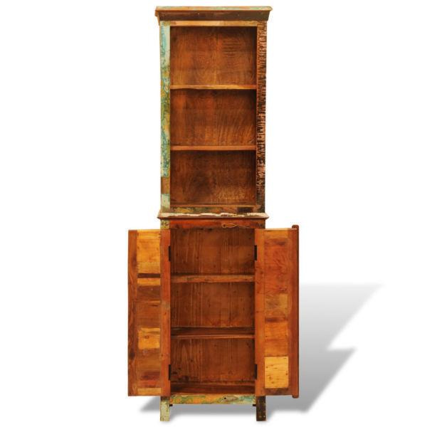 Bookcases & Standing Shelves:Vintage Style Reclaimed Solid Wood Bookshelf(SKU241433)