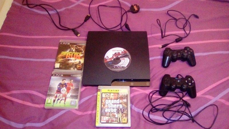 Ps3 with 4 games