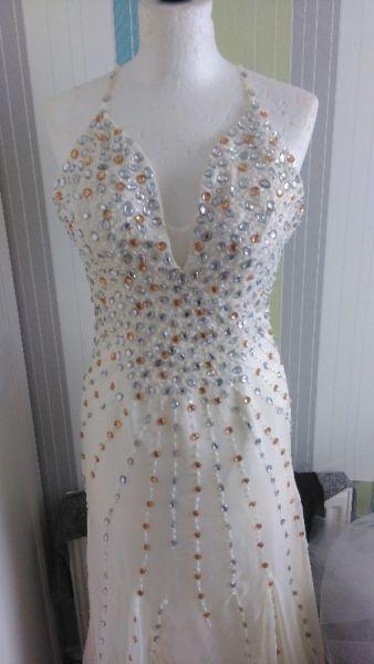 Laura Woods Champaign Debs Dress