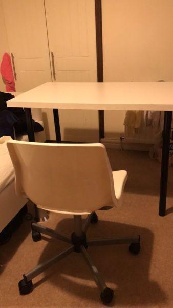nearly new Ikea study table set