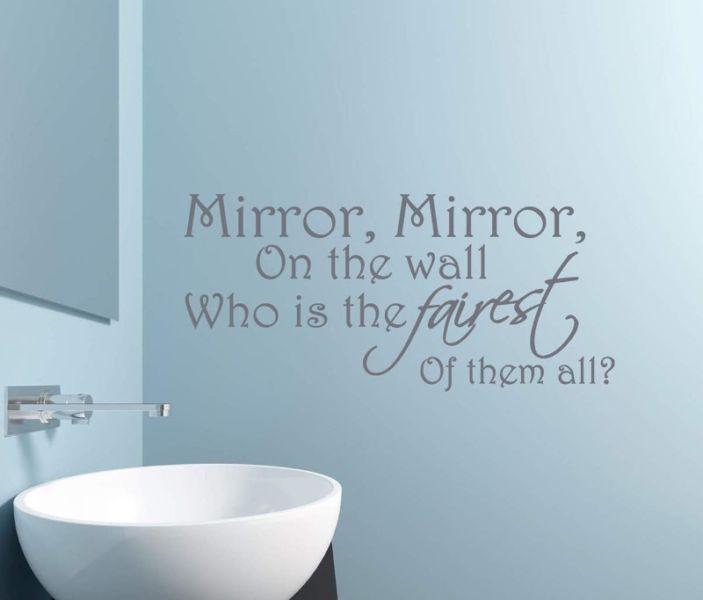 Mirror mirror wall decal